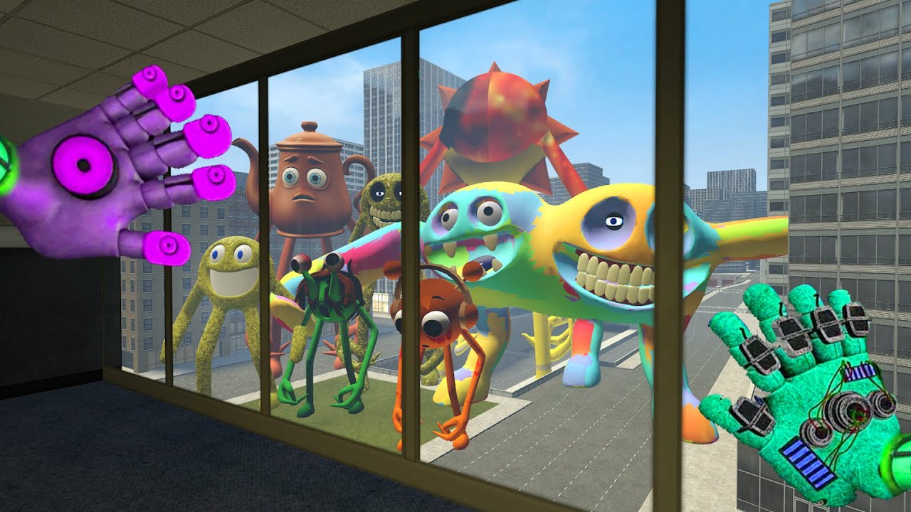 Roblox Innyume Smiley's Stylized Nextbot chase and jumpcare ( army)  In Garry's Mod