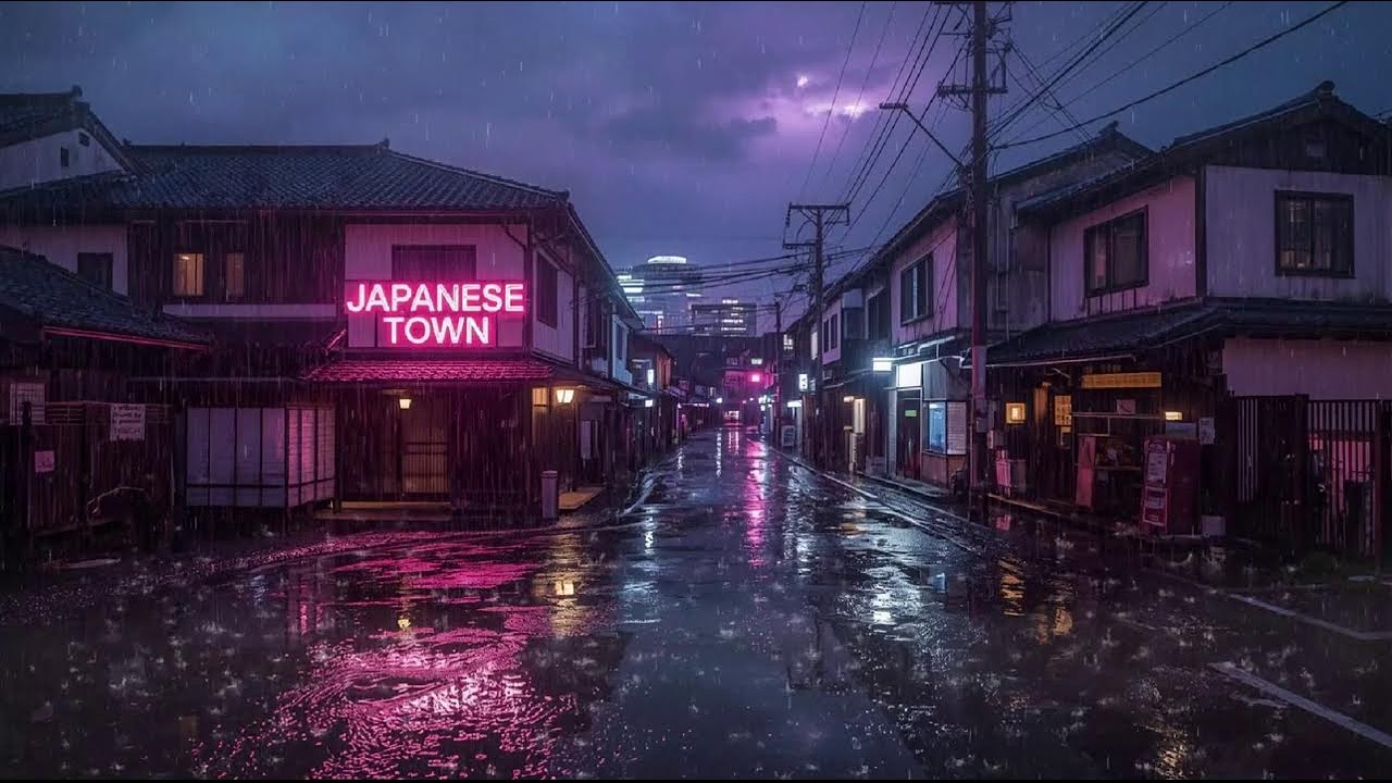 Night Rain Ambience 🌙 Lofi Beats for Focus, Relax & Quiet Moments #80