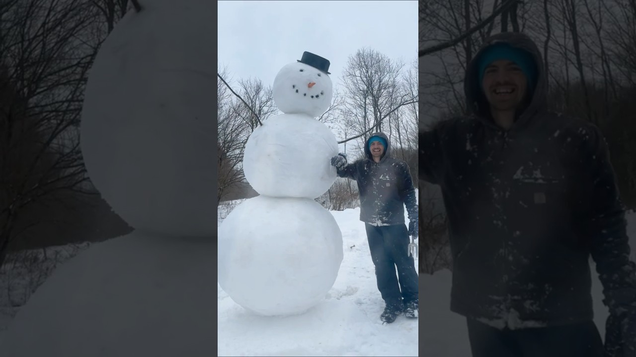 Building the Perfect Snowman | Creative Snow Sculpture Art