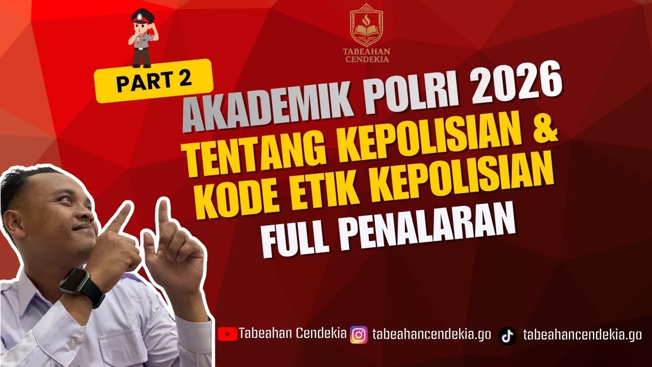 𝗙𝗢𝗞𝗨𝗦 𝗣𝗨 𝗣𝗢𝗟𝗥𝗜 #𝟮| Soal HOTS Terbaru Tentang Kepolisian🫡