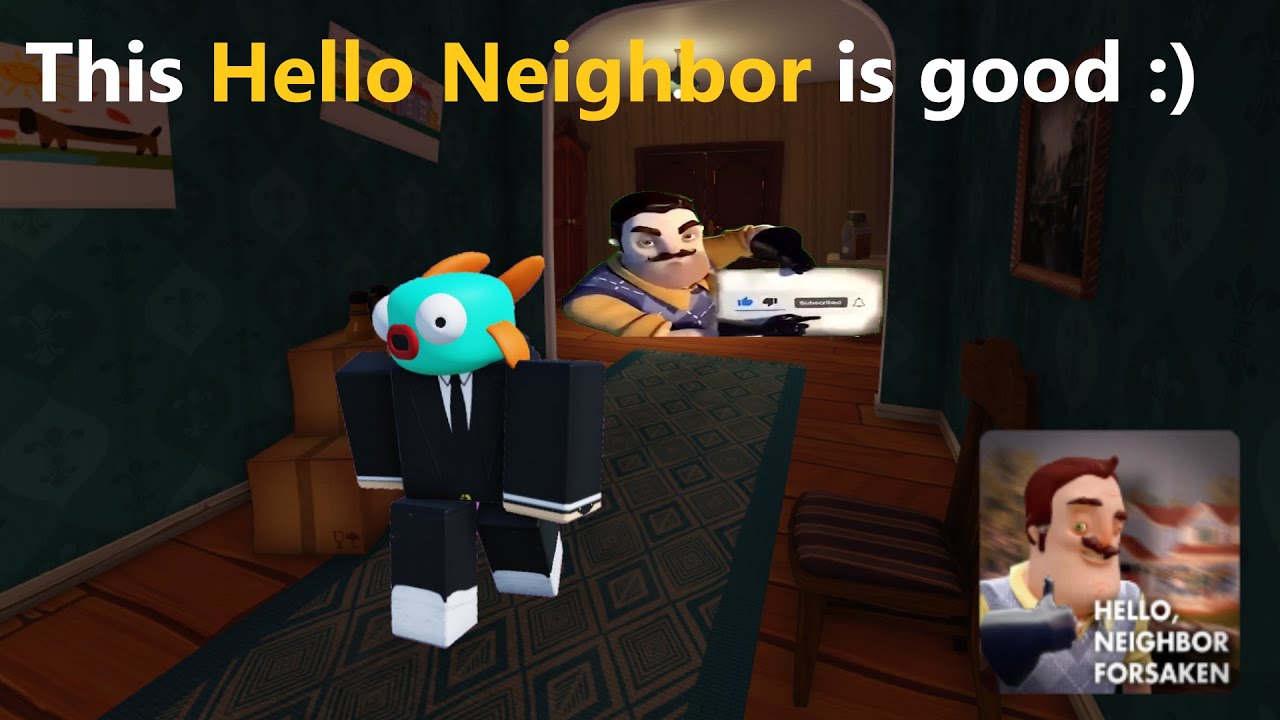 This roblox Hello Neighbor is really good
