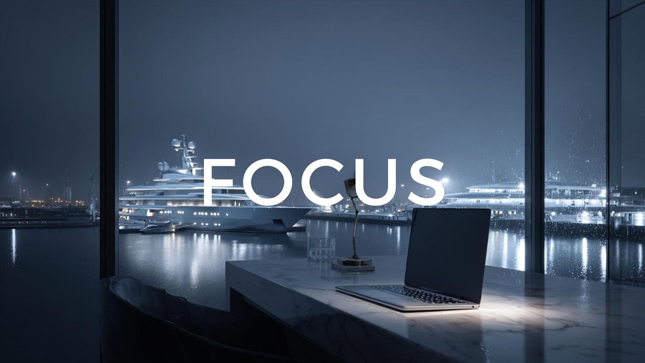 Deep Focus for High Performers 🎧 Luxury Penthouse Ambience | Work, Study, Concentration