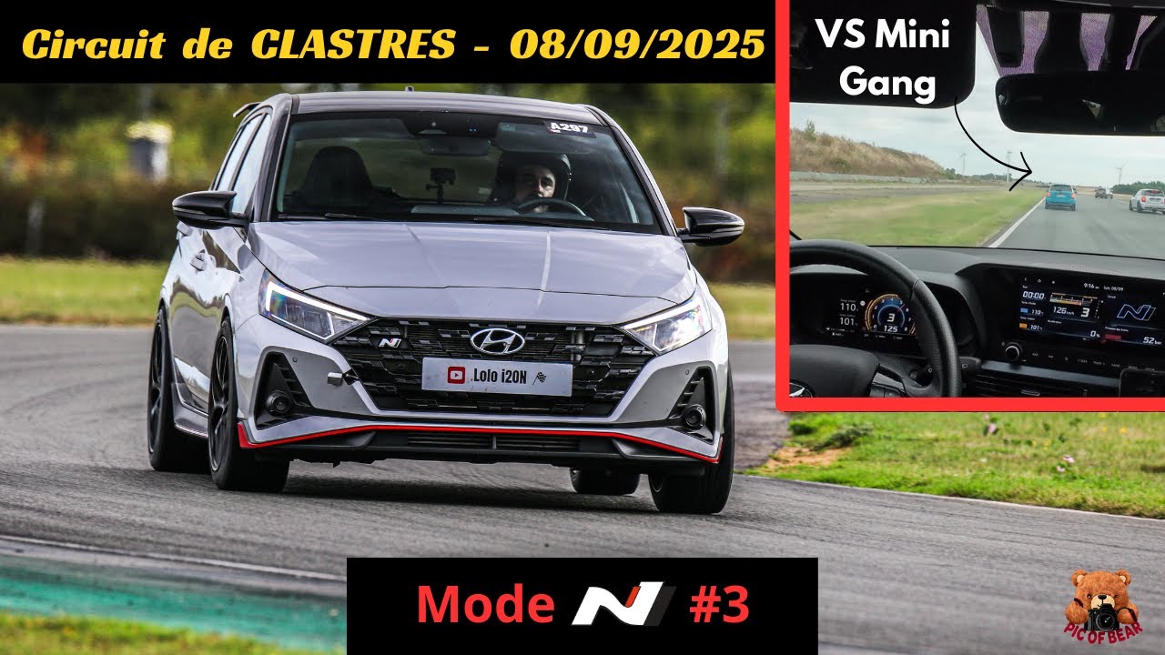 Hyundai i20N en Mode N - Deuxième Trackday - Circuit de Clastres #3