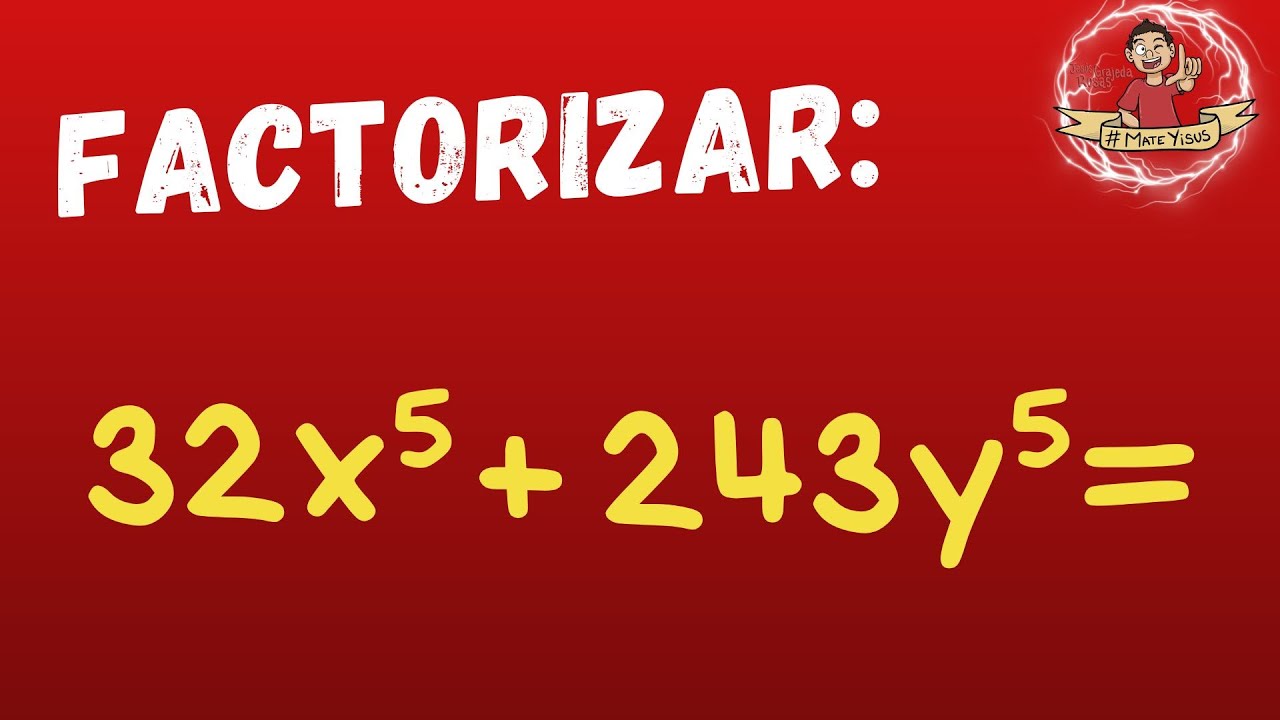 Factorización de sumas o diferencias de potencias impares iguales. Video 2 de 3
