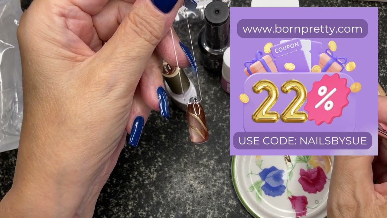 I'm always excited on Born Pretty Day! Can you tell LOL | Black And Gold Nails Design