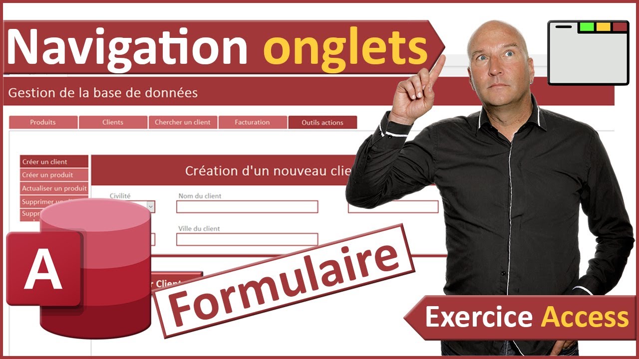 Regrouper les formulaires Access dans des onglets