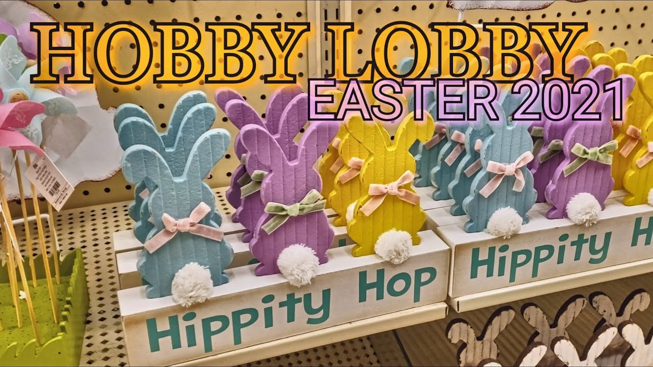 HOBBY LOBBY EASTER DECOR 2021 🐣