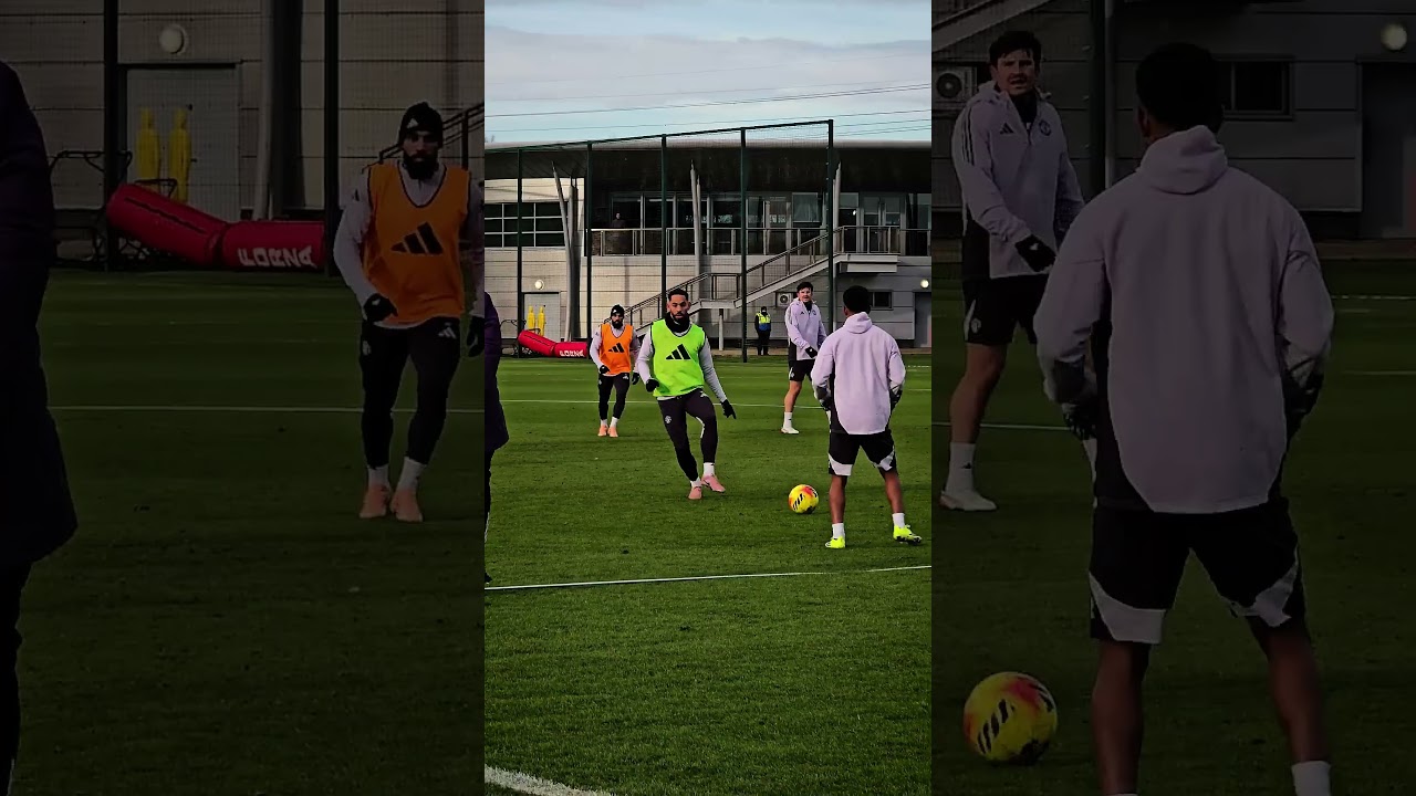 Up Close At Michael Carrick&rsquo;s First Training Session 🤳💪