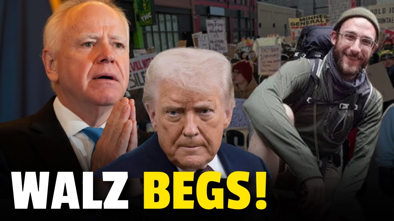 Tim Walz CRIES FOR HELP To Trump As SignalGate EXPOSES Democrats OBSTRUCTING ICE