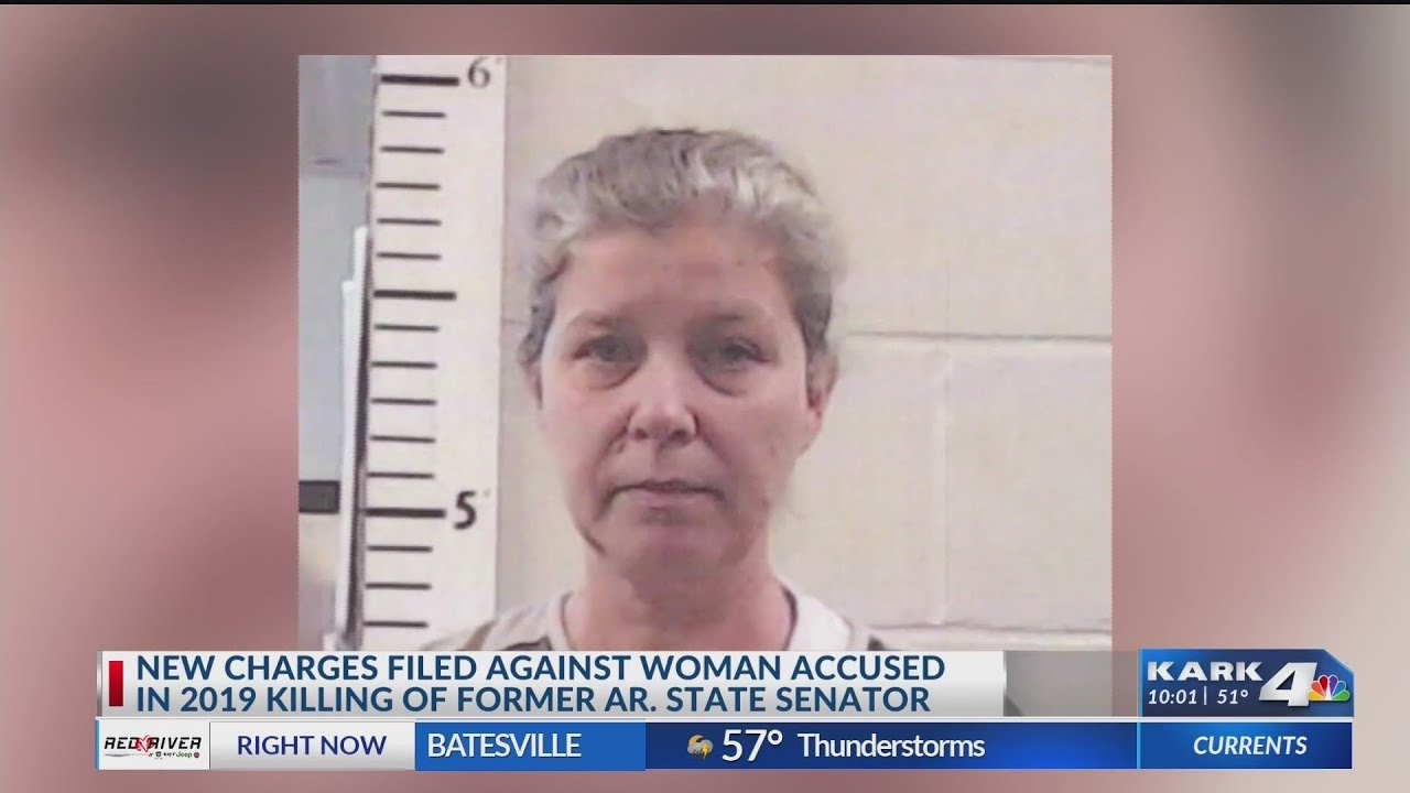New charges filed against woman accused in 2019 killing of former Arkansas state senator