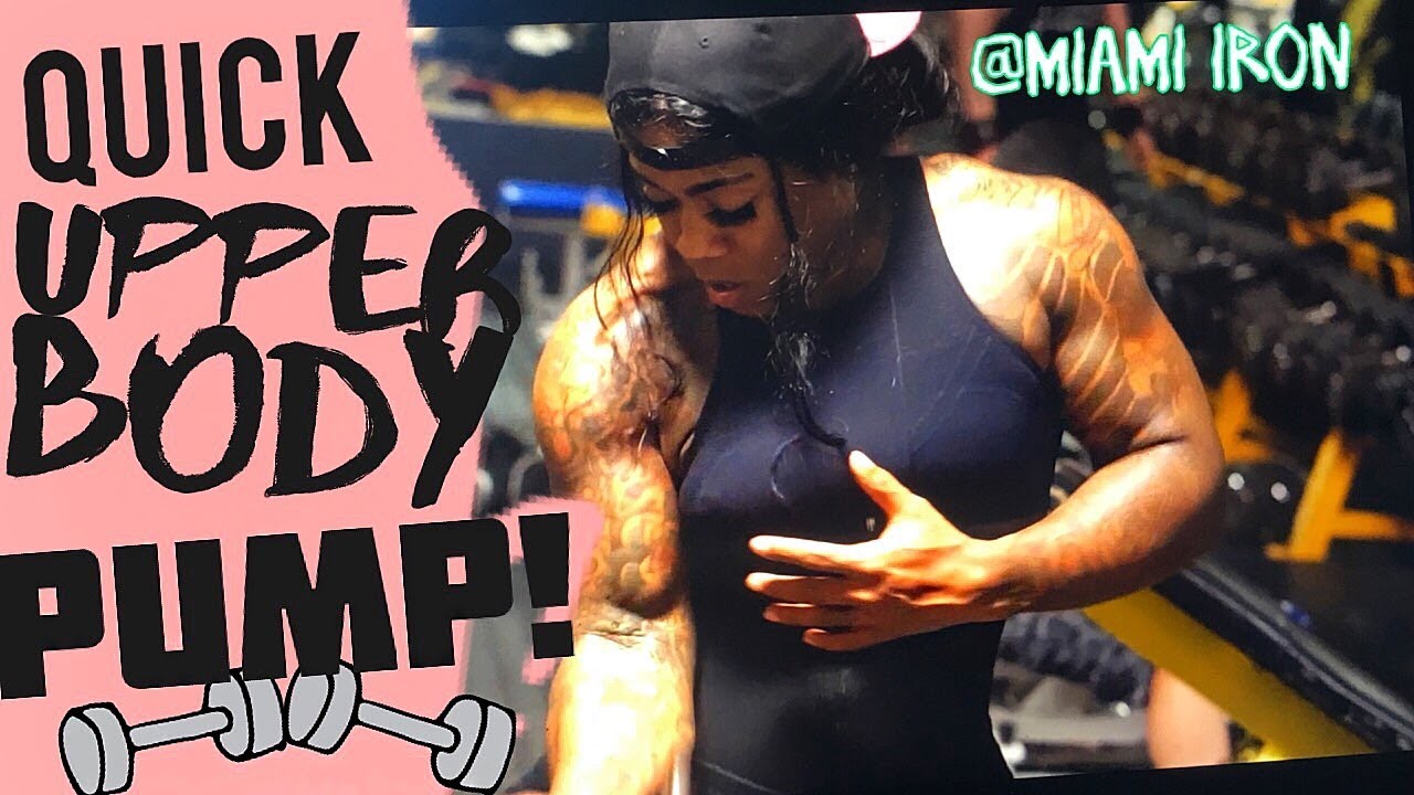 Quick Upper Body PUMP| Miami Iron - [Rahki G Tv]