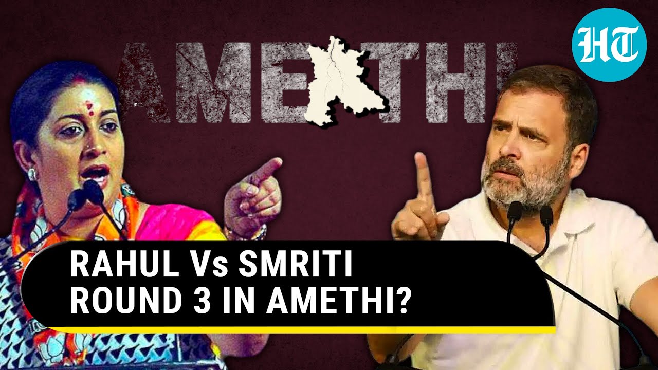 Congress Celebrates Rahul’s Amethi Visit, Smriti Irani Hits Out: ‘Welcomed By Empty Streets’ | Watch