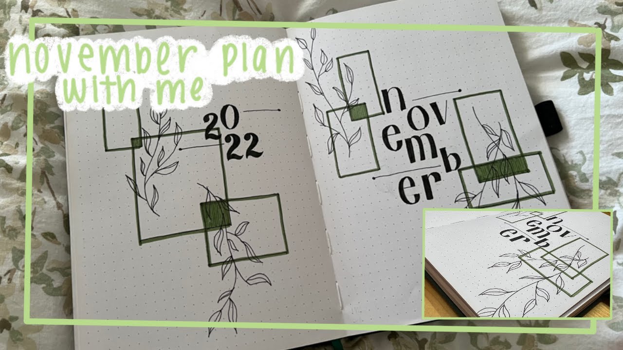 November Plan With Me | Bullet Journal 2022