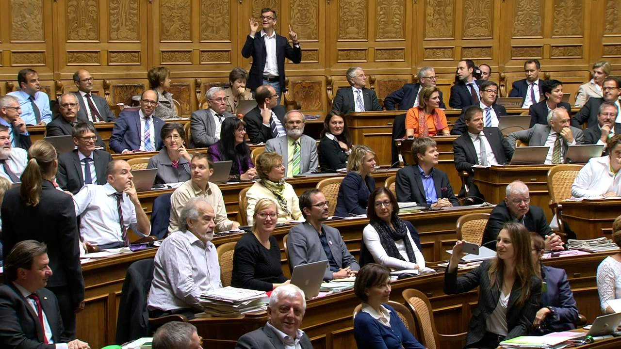 Flashmob im Nationalratssaal