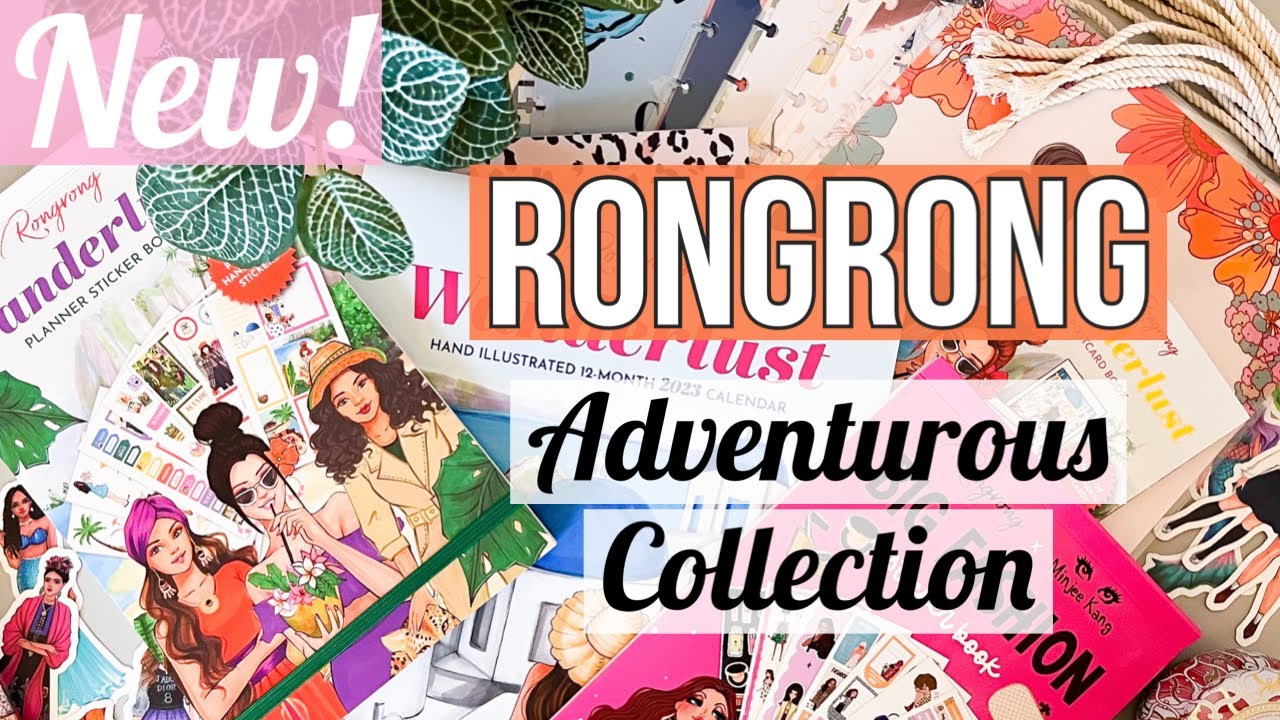 Unboxing the New Rongrong Adventurous Collection! Stickers, Paper, Covers & More! Stationery Haul