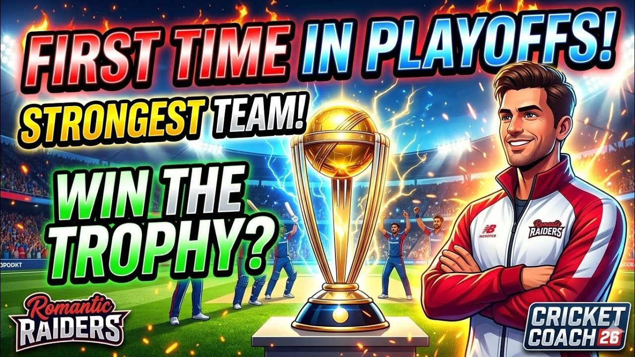 ​🏆 FIRST TIME in Playoffs! Can My STRONGEST Team Win the Trophy? | Cricket Coach 26