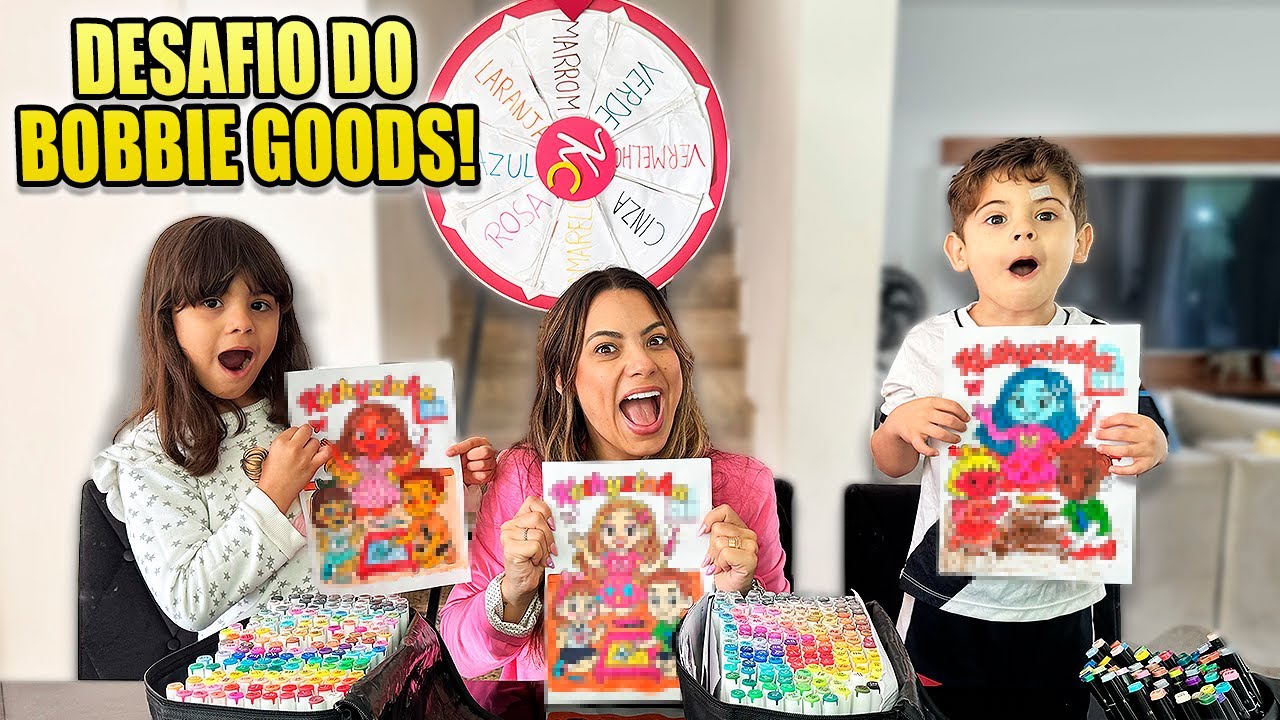 QUEM COLORIR MELHOR O SEU BOBBIE GOODS COM AS CORES DA ROLETA, VENCE!  | Kathy Castricini
