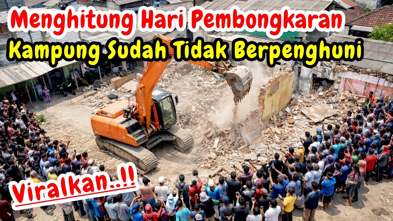 Tinggal Kenangan‼️Kampung Ini Kini Jadi Puing❗ #kangdedimulyadi #dedimulyadi #kdm 