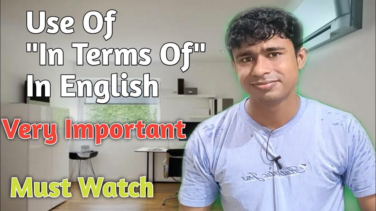 Use of in terms of | In terms of definition and examples|How to use in terms of in English speaking