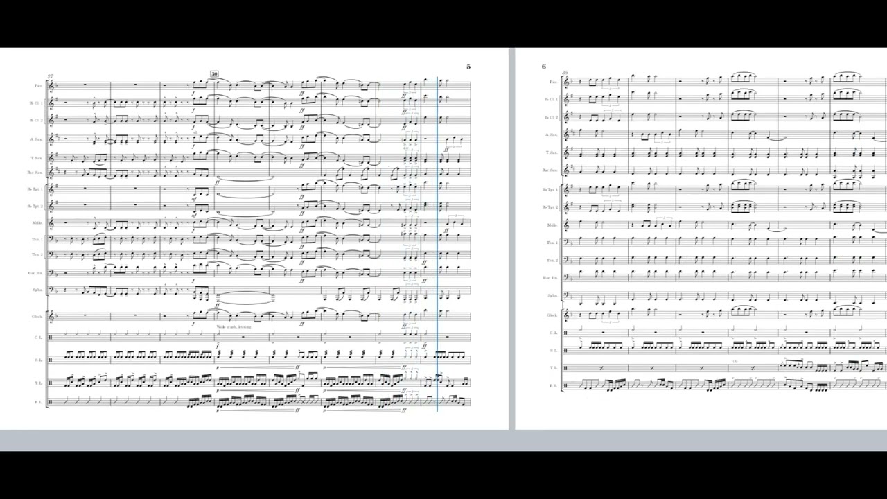 Locked Out Of Heaven - Bruno Mars - Pep Band Arrangement
