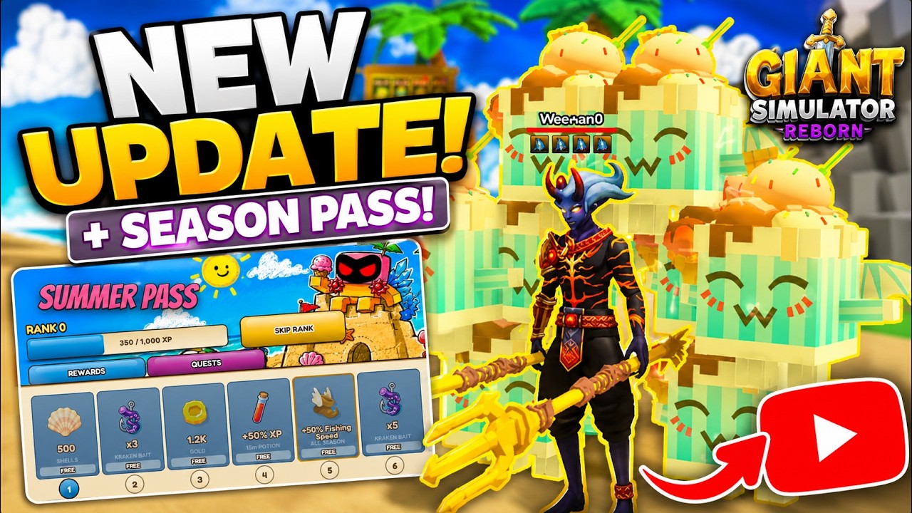 New Season Pass In Giant Simulator Reborn!