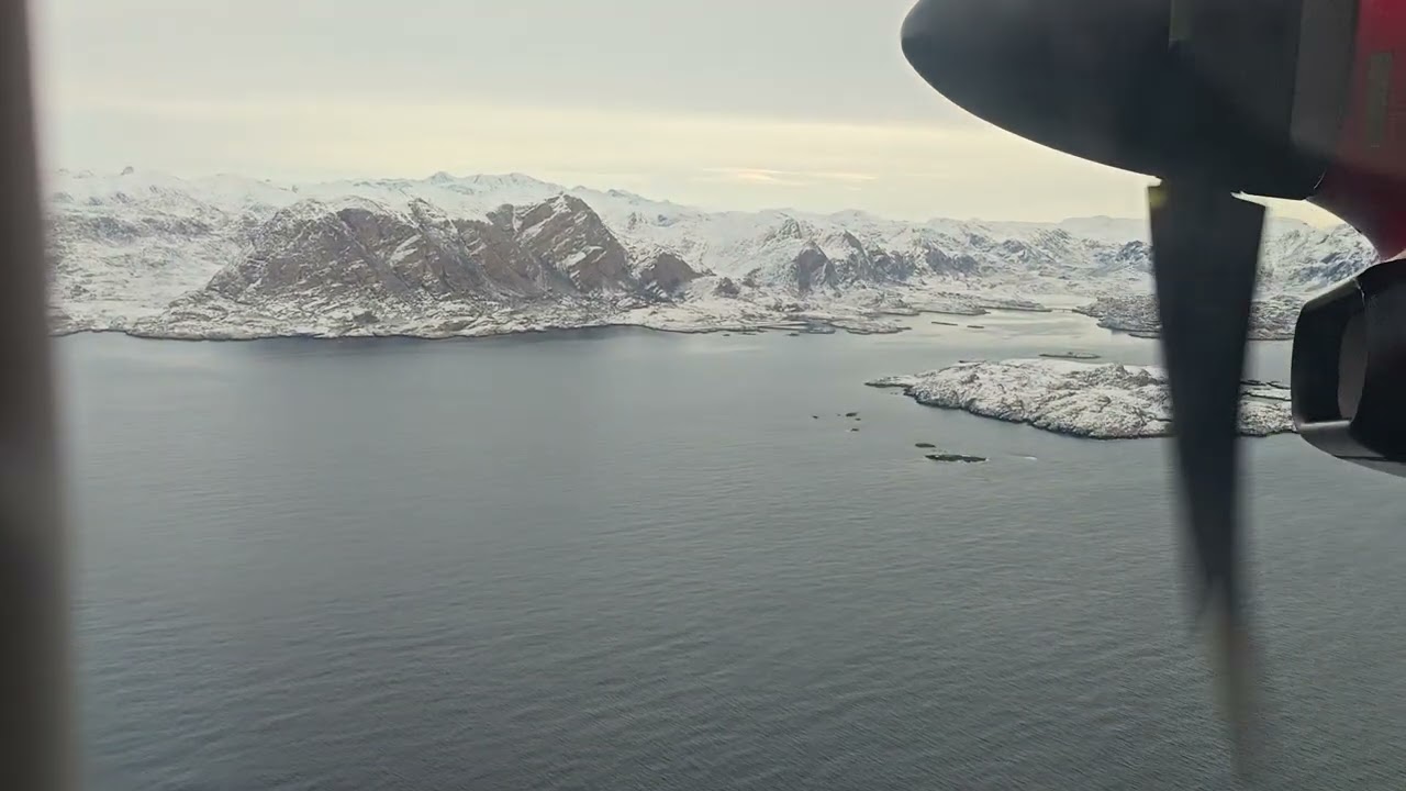 Approach to Sisimiut Airport, Greenland