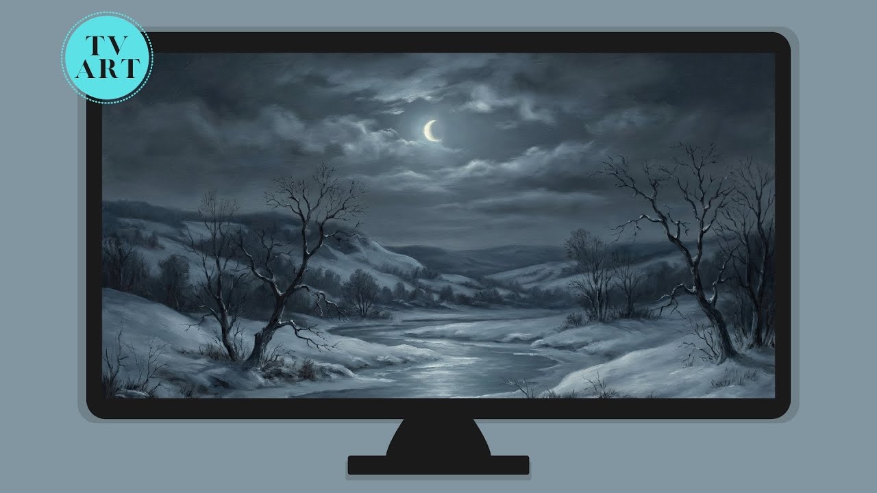 Timeless Oil Painting Landscape | Calm Ambient Art for TV