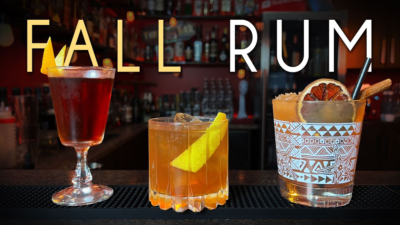 Easy Rum Cocktails for the Fall Season 🍂&nbsp;🥃