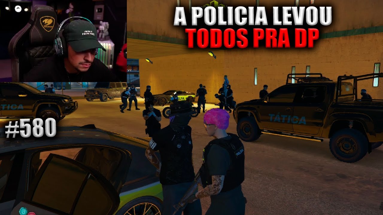 A POLICIA LEVOU TODOS PRA DP! EP 580