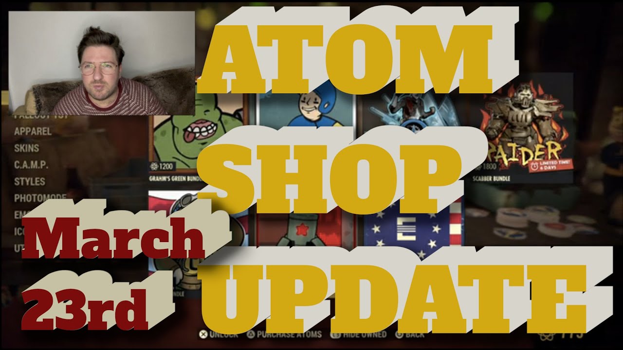 Fallout 76 Atom Shop Update, Review of New and Previous Items, 23rd March 2021