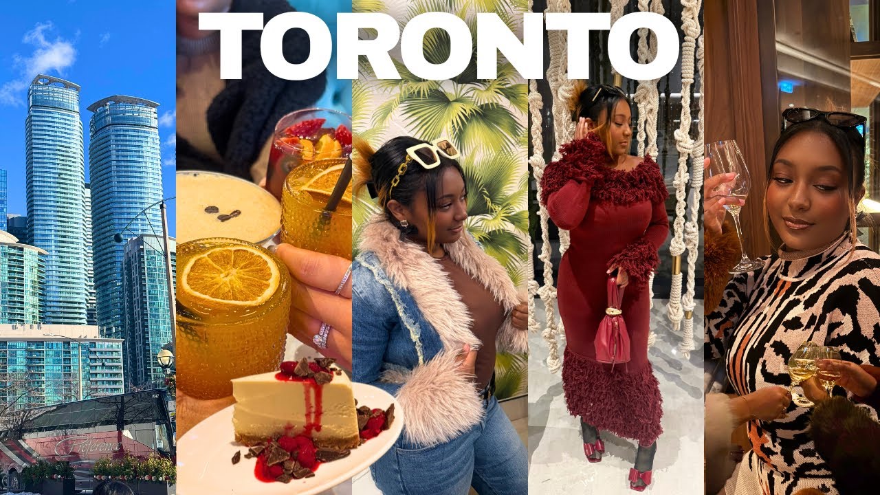NEW YEARS IN TORONTO WITH THE GIRLS PT1 | snowboarding, fine dining, NYE PARTY, Niagara Falls etc