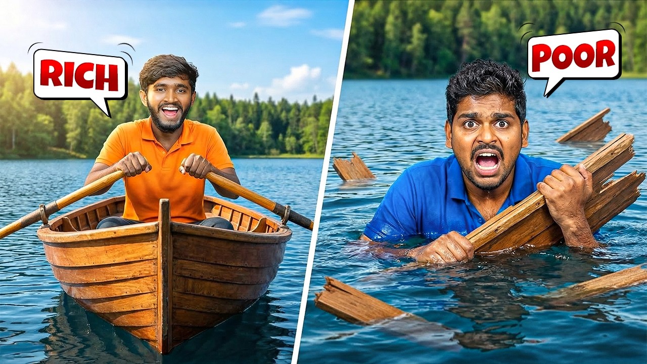 Low to High Budget Different Boats Overnight Survival Challenge 🔥🔥 Telugu Experiments