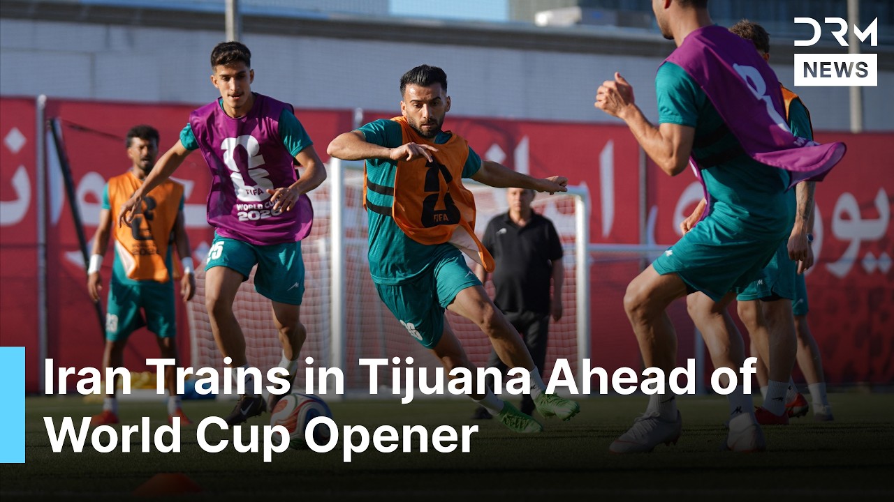 UNSEEN VIDEO: Iran Trains in Tijuana Ahead of World Cup Opener Amid U.S. Visa Controversy | AD1B