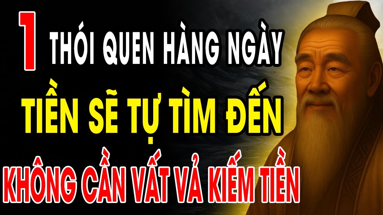 CỔ NH&Acirc;N DẠY: Kh&ocirc;ng cần vất vả kiếm tiền, chỉ 1 th&oacute;i quen, tiền sẽ tự t&igrave;m đến | Triết L&yacute; Sống