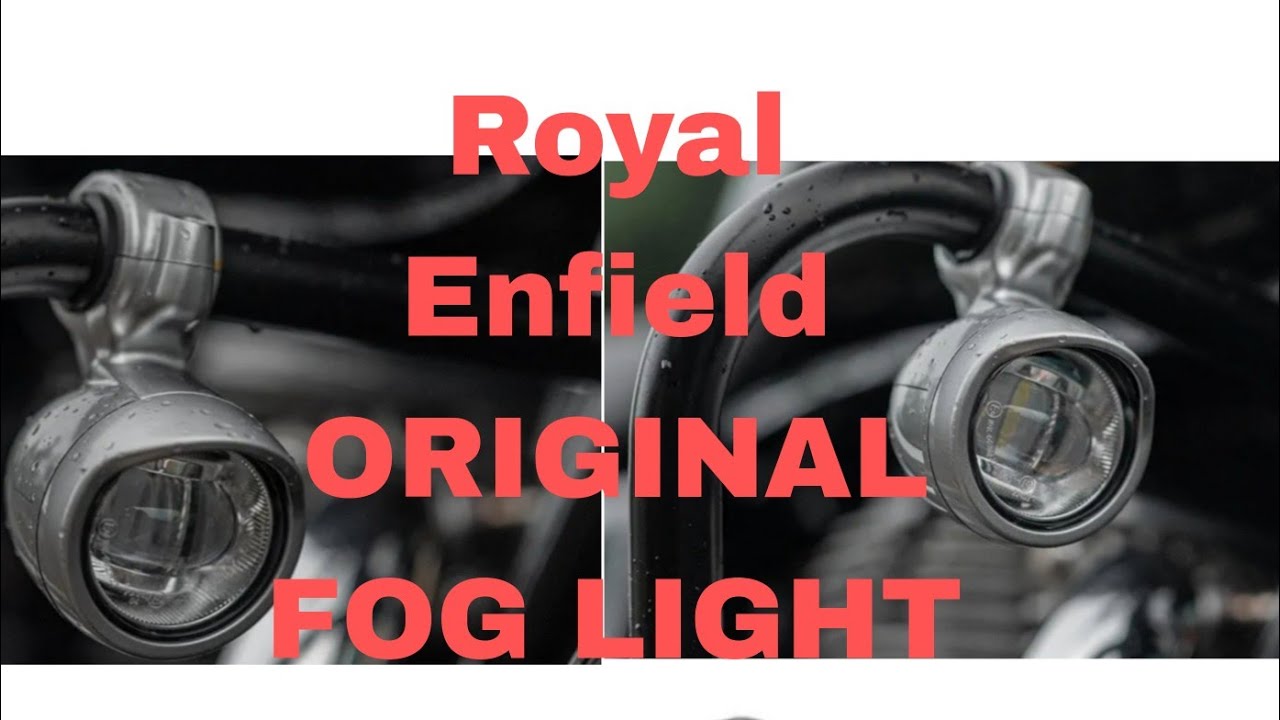 Royal Enfield Original FOG LIGHT #royalenfield #ledlights #classic350 #bullet #rehankhan #garage 