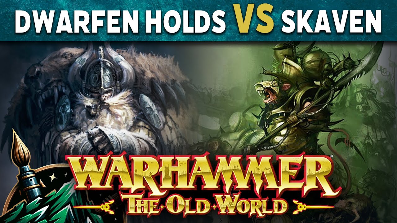 Dwarfen Holds vs Skaven Corehammer The Old World Battle Report