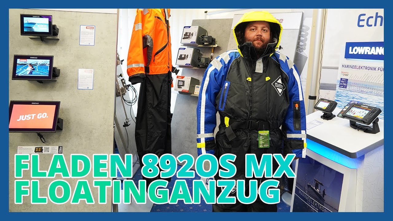 Fladen 892OS MX Offshore Floatinganzug/Überlebensanzug Produktvorstellung | Echolotzentrum.de