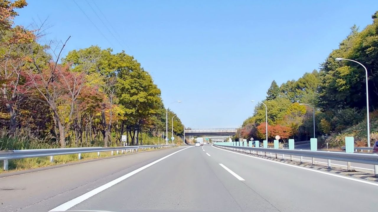 中央自動車道 下り 諏訪南IC - 諏訪IC - 諏訪湖SA [車載動画 2013/10] K13