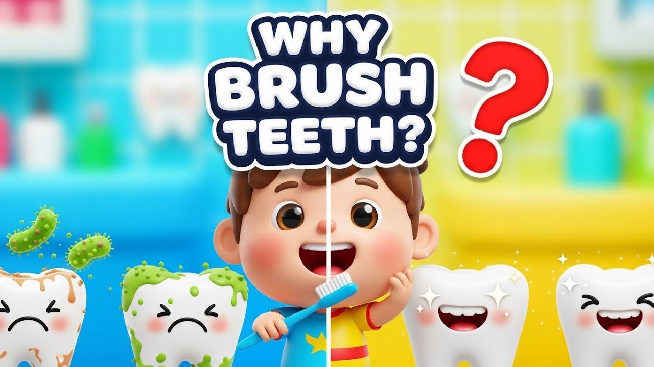 What Happens When You Don't Brush Your Teeth? | Kids Dental Care | Tiny Skool