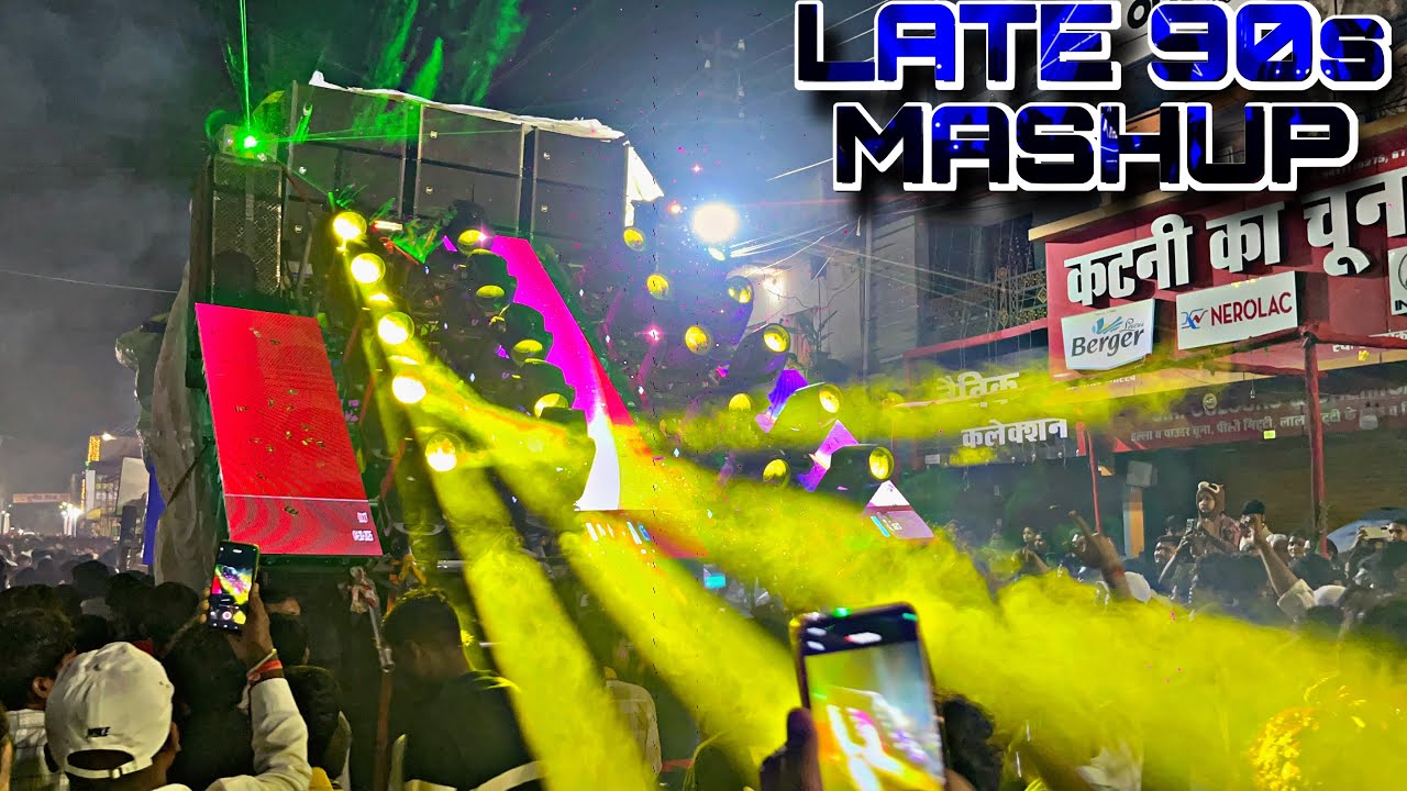 DJ SHEIKH AUDIO-LATE 90s MASHUP|BILASPUR DURGA JHANKI 2025