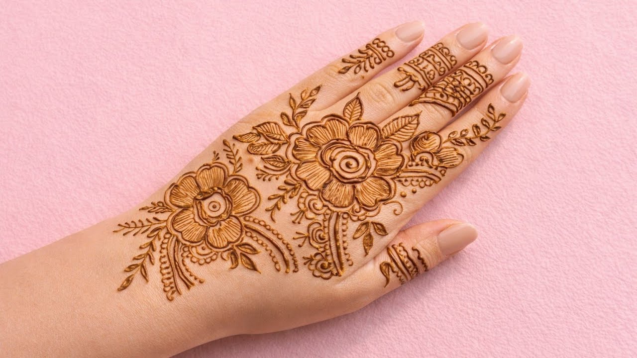 Simple Back Hand Mehndi Designs 🔥 | बैक हैंड मेहंदी डिजाइन | #mehndi #simplemehndi #mehndidesign 