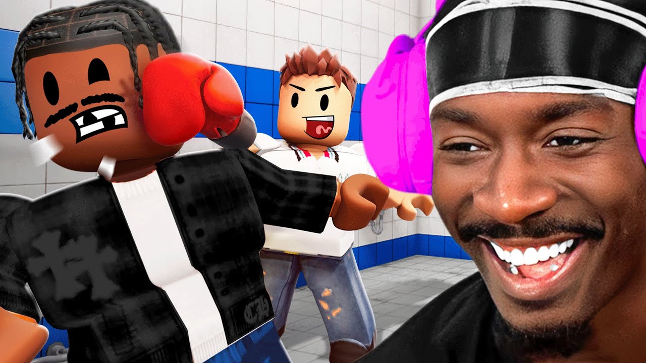 BruceDropEmOff Gets BULLIED in Roblox.. (HILARIOUS)