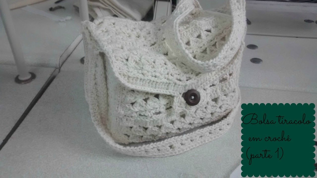 Bolsa tiracolo em crochê (parte I)