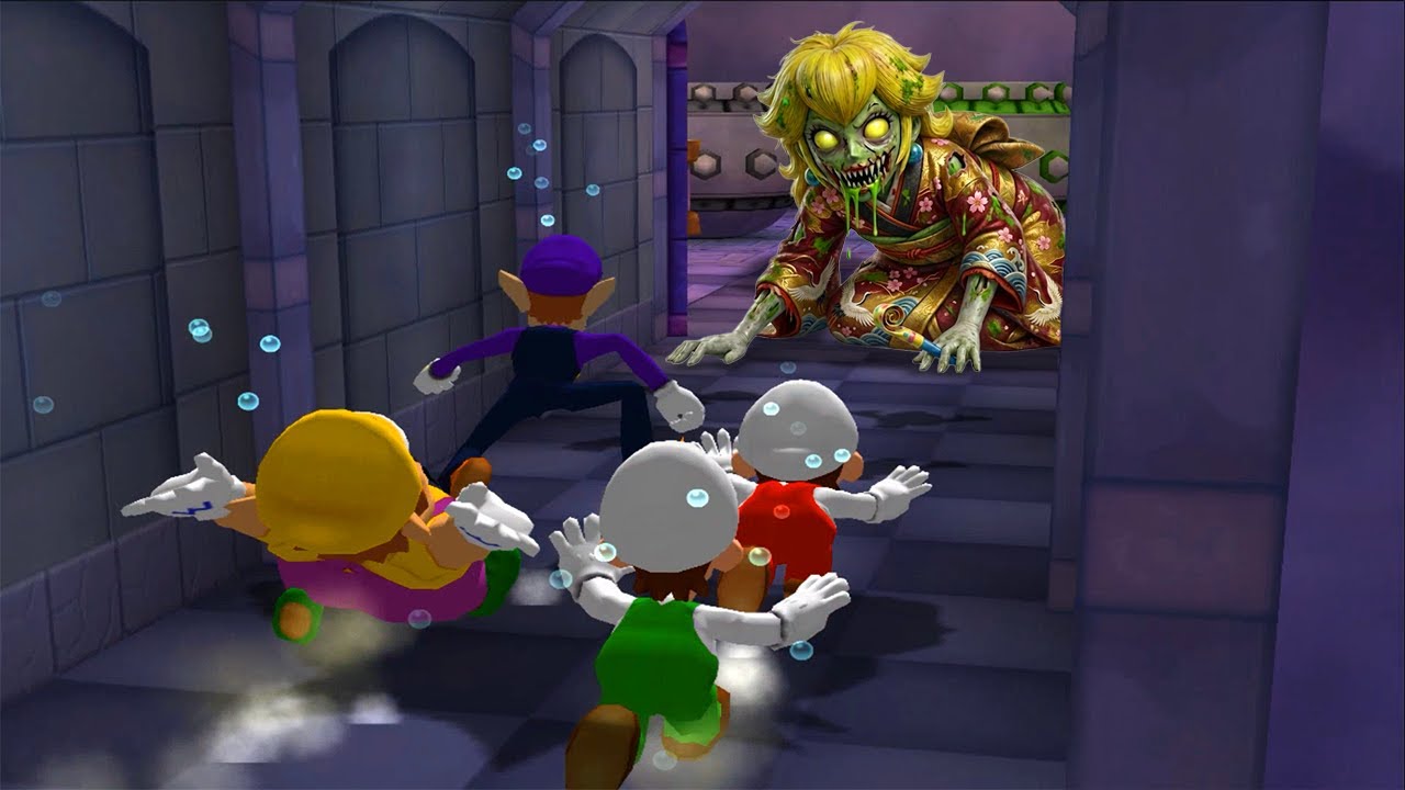 【マリオパーティ5】ミニゲーム マリオVsルイージVsワリオVsワルイージ(CPU最強 たつじん)