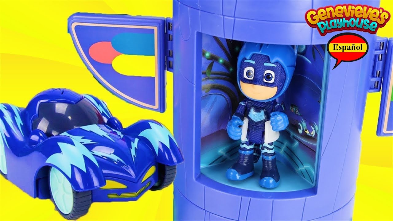 &iexcl;El mejor video de aprendizaje de juguetes para ni&ntilde;os con ☻PJ Masks☻ Rev n 'Rumbler Race Cars!