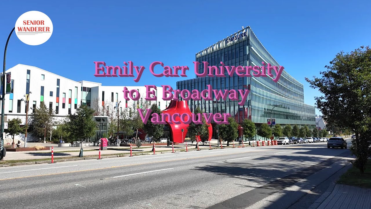 Vancouver street walk, EP342 - Emily Carr University of Art + Design to East Broadway