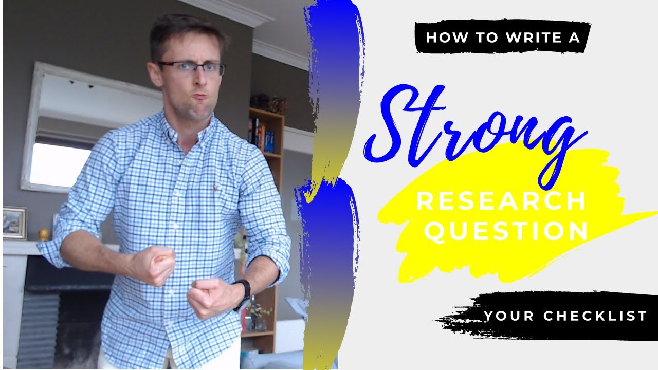 Research question in quantitative and qualitative research (checklist)