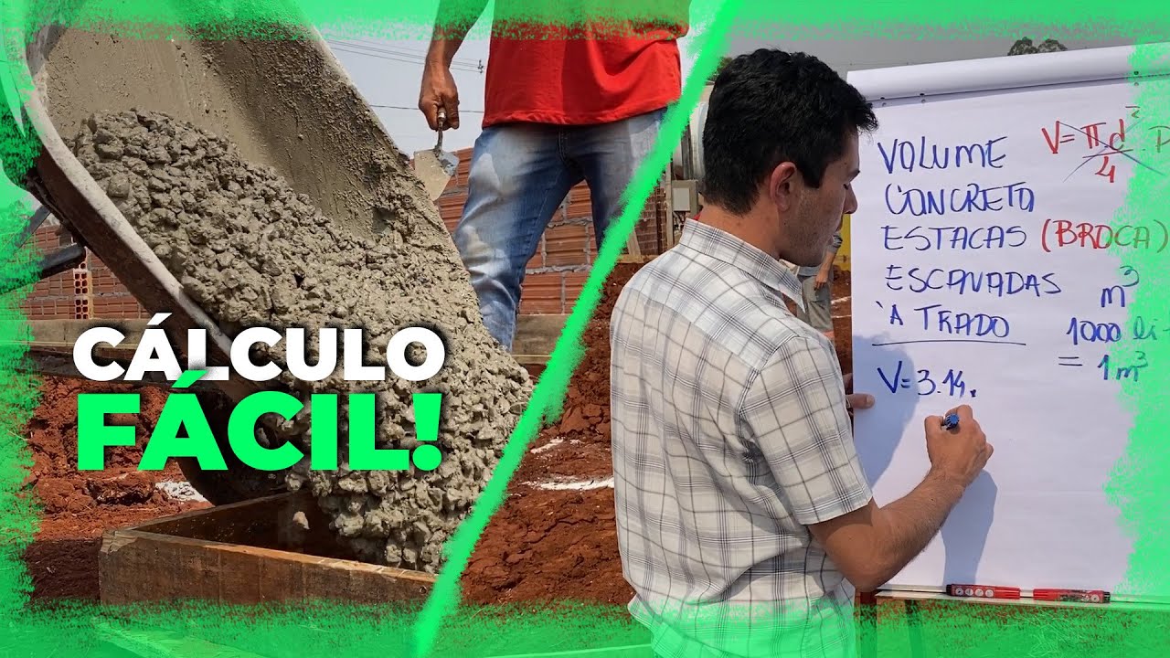 ESTACAS BROCA | Volume de concreto [CÁLCULO SIMPLES]