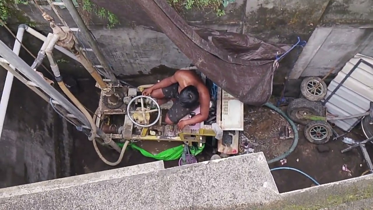 Detik-detik sumur 60 meter finis
