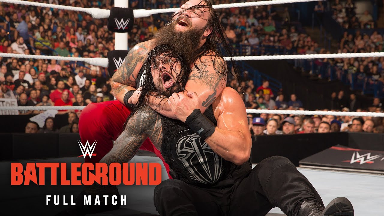 ПОЛНЫЙ МАТЧ: Брей Уайатт против Романа Рейнса: WWE Battleground 2015